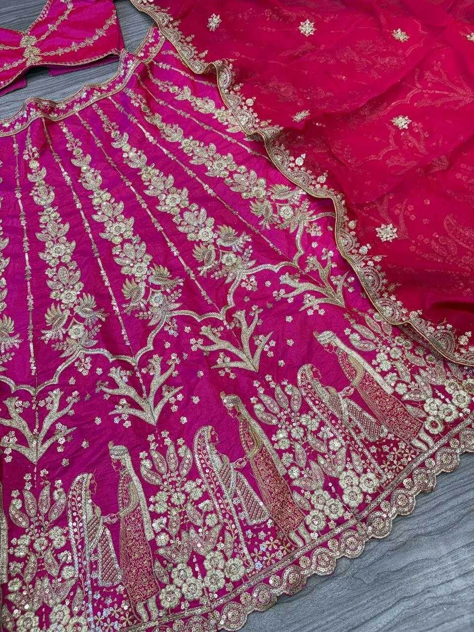 Silk Designer Traditional Lehenga - MYLUXURY LANE ENTERPRISE